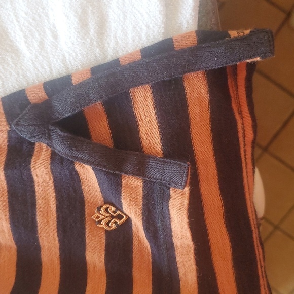 Hatley Breton Navy and Orange Striped Long Sleeve Sz. XL Top - Picture 6 of 11